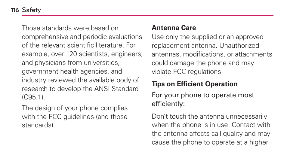 LG UN272 User Manual | Page 116 / 172