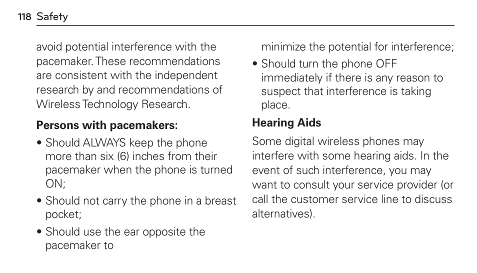 LG UN272 User Manual | Page 118 / 172