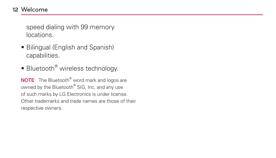 LG UN272 User Manual | Page 12 / 172