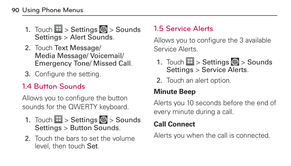 LG UN272 User Manual | Page 90 / 172