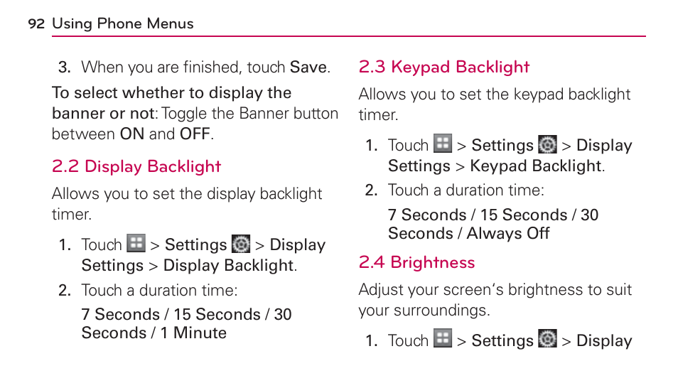LG UN272 User Manual | Page 92 / 172