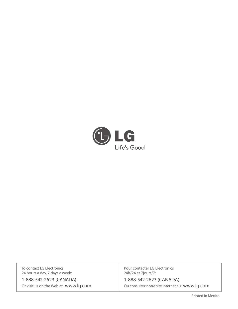 LG LSB5682SW User Manual | Page 41 / 41