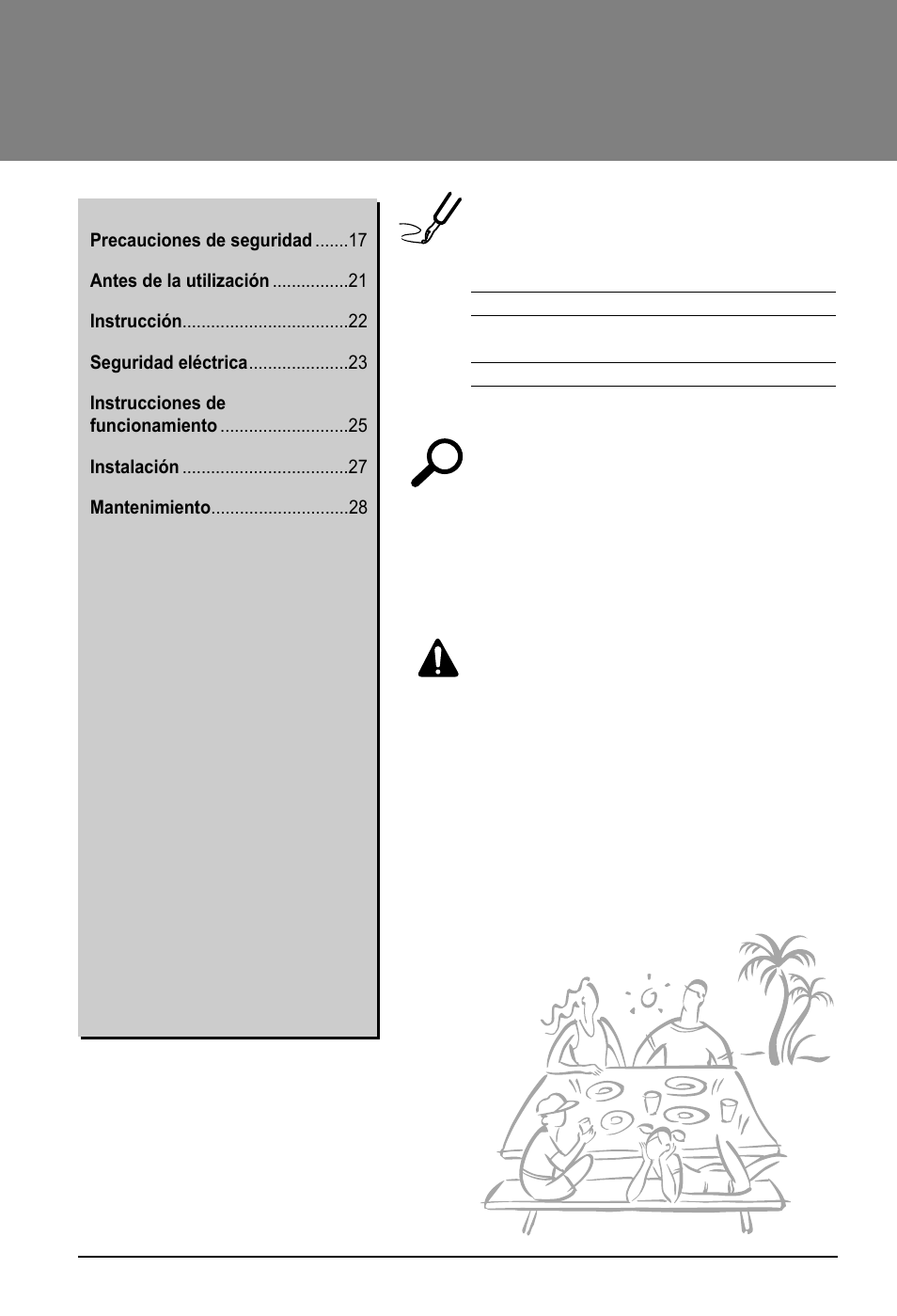 Índice, Para sus registros, Lea este manual | Precaución, Manual de instalación & operación deshumidificador | LG ZD300 User Manual | Page 16 / 32