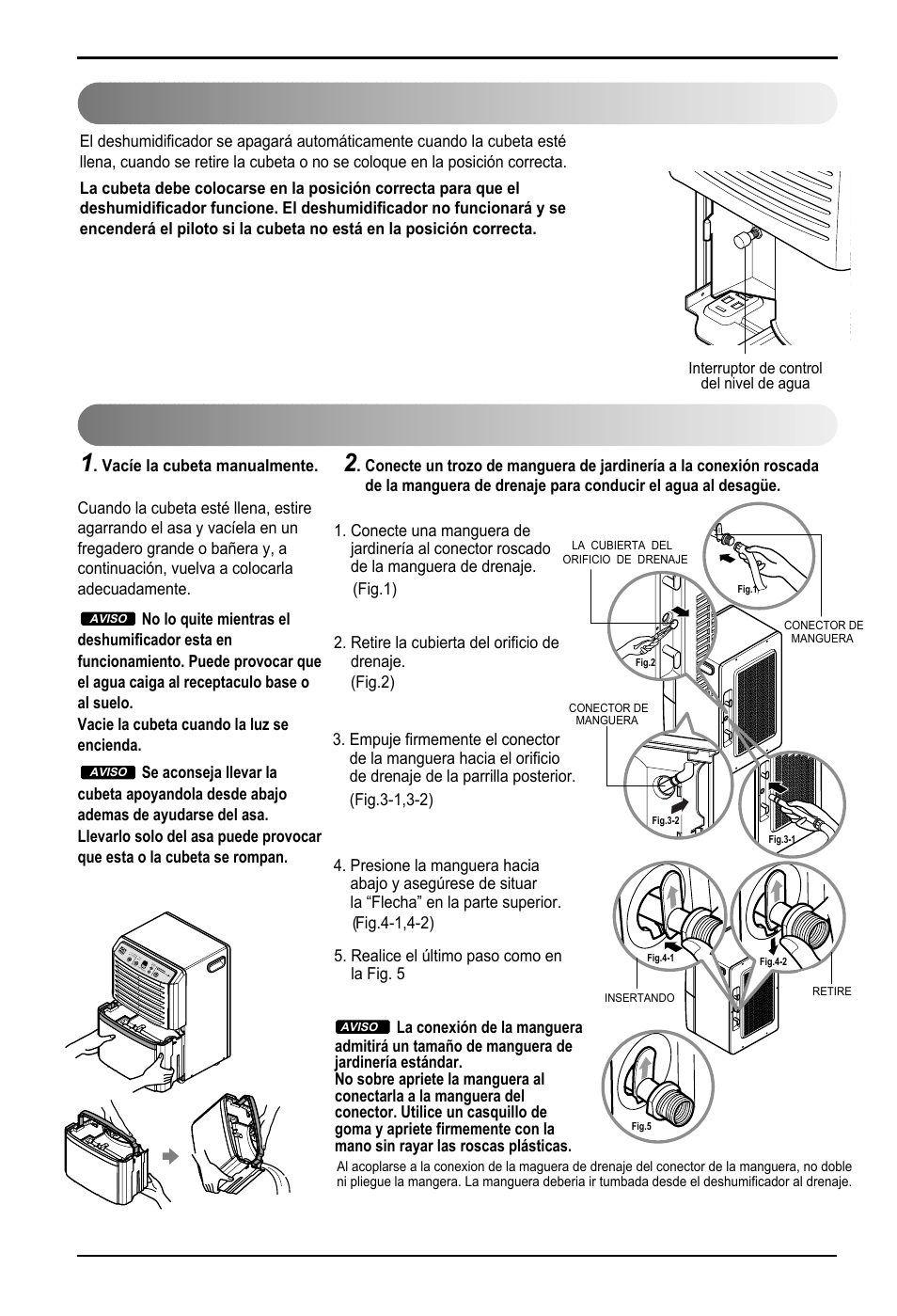 Apagado automático eliminación del agua almacenada | LG ZD300 User Manual | Page 26 / 32