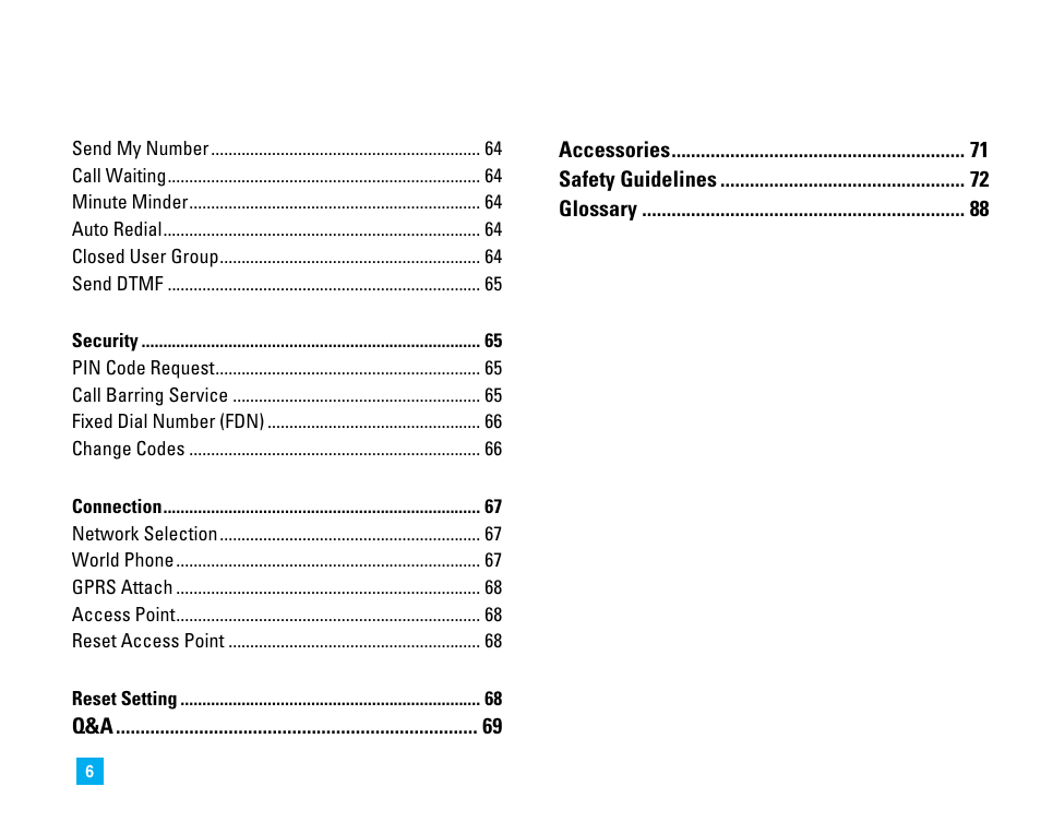 LG C1500 User Manual | Page 10 / 196