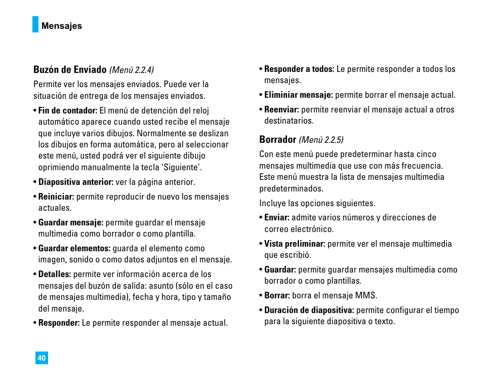 LG C1500 User Manual | Page 138 / 196