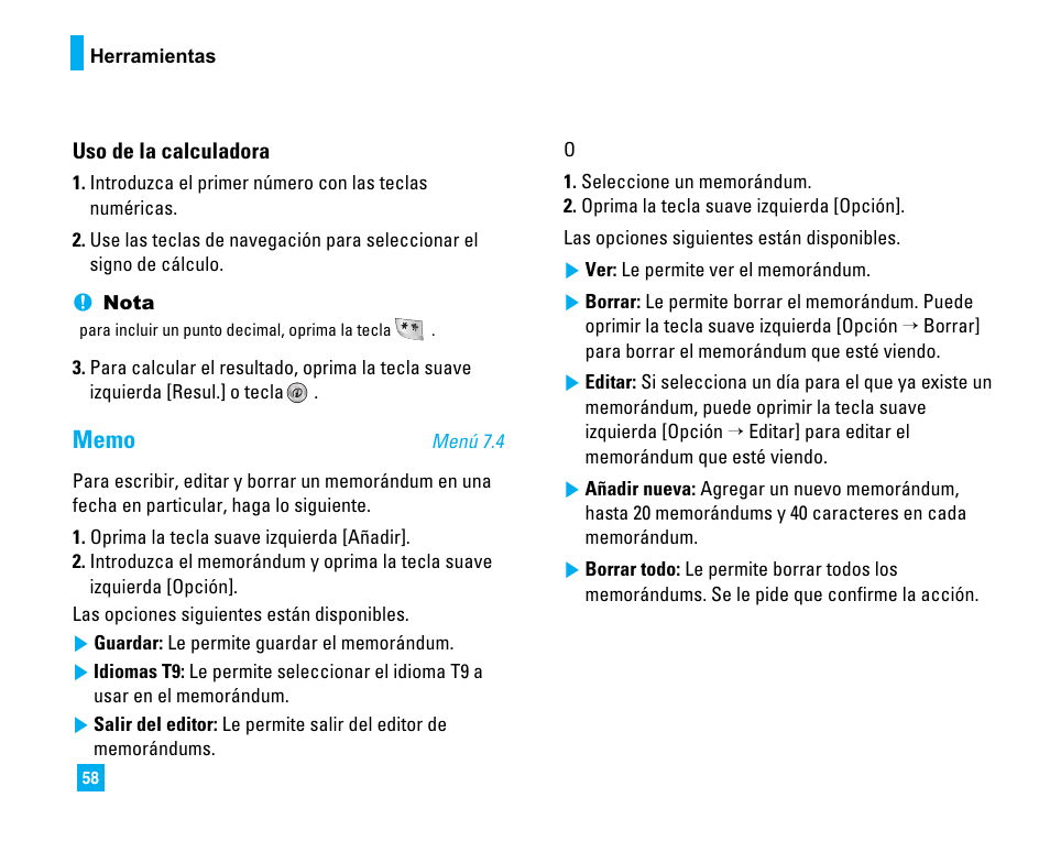 LG C1500 User Manual | Page 156 / 196