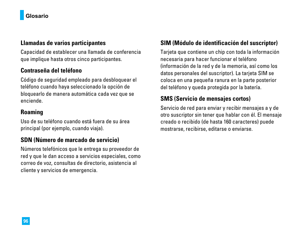 LG C1500 User Manual | Page 194 / 196