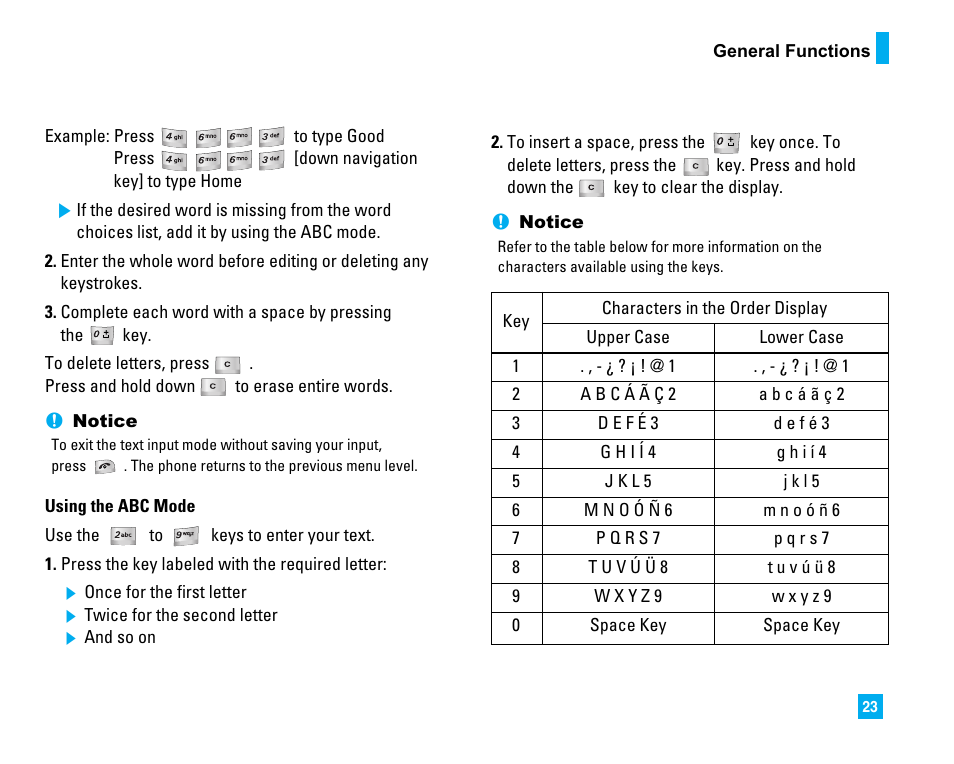 LG C1500 User Manual | Page 27 / 196