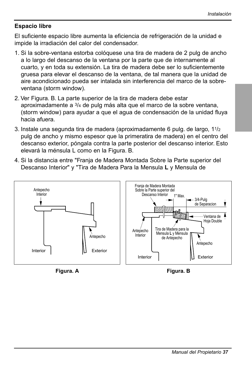 Espa ñ ol | LG RG-61B User Manual | Page 37 / 52