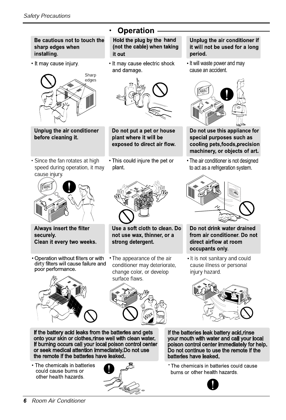 LG RG-61B User Manual | Page 6 / 52