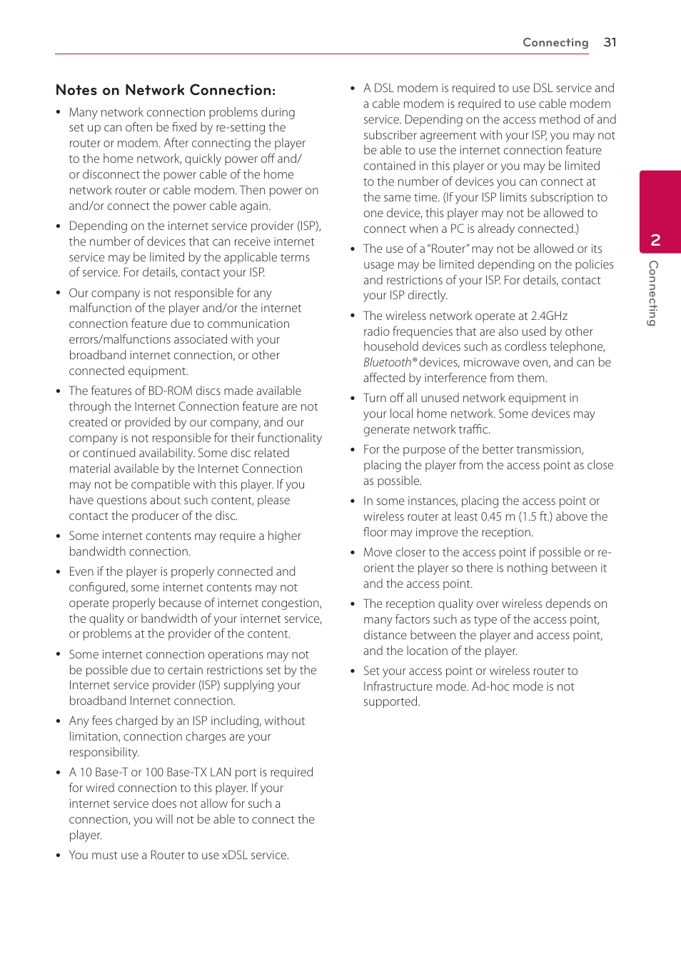LG LHB976 User Manual | Page 31 / 78