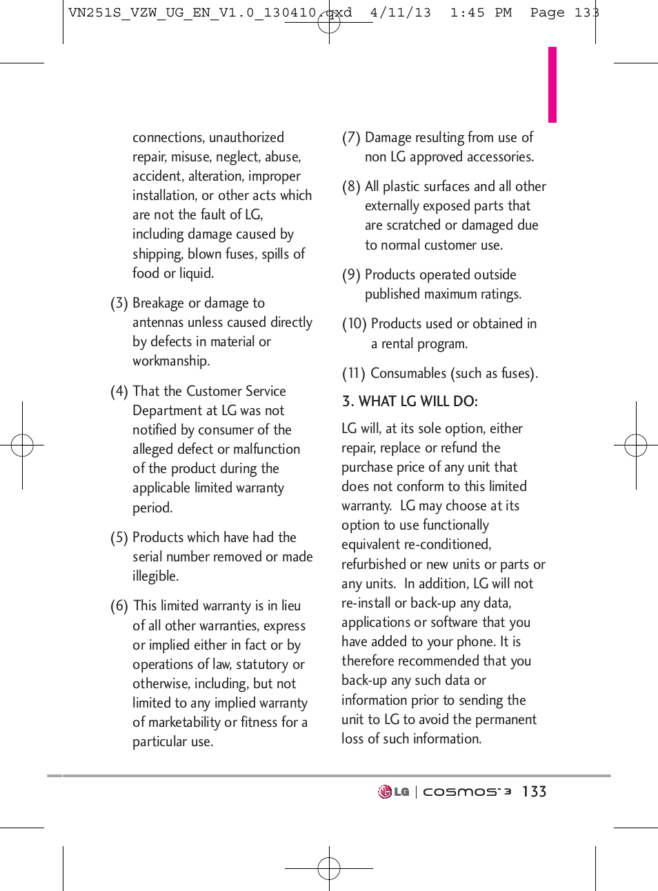 LG VN251S User Manual | Page 135 / 314