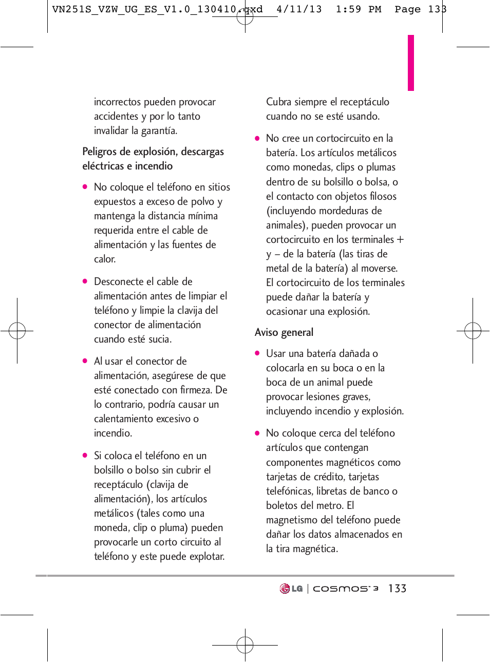 Aviso general | LG VN251S User Manual | Page 279 / 314