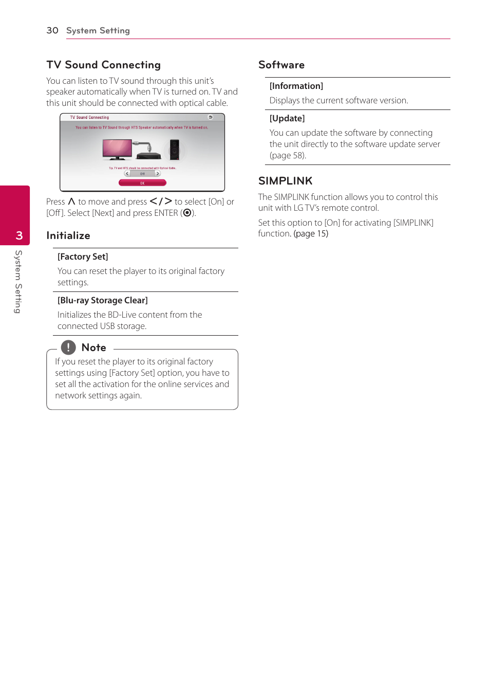 LG BH5140S User Manual | Page 30 / 72