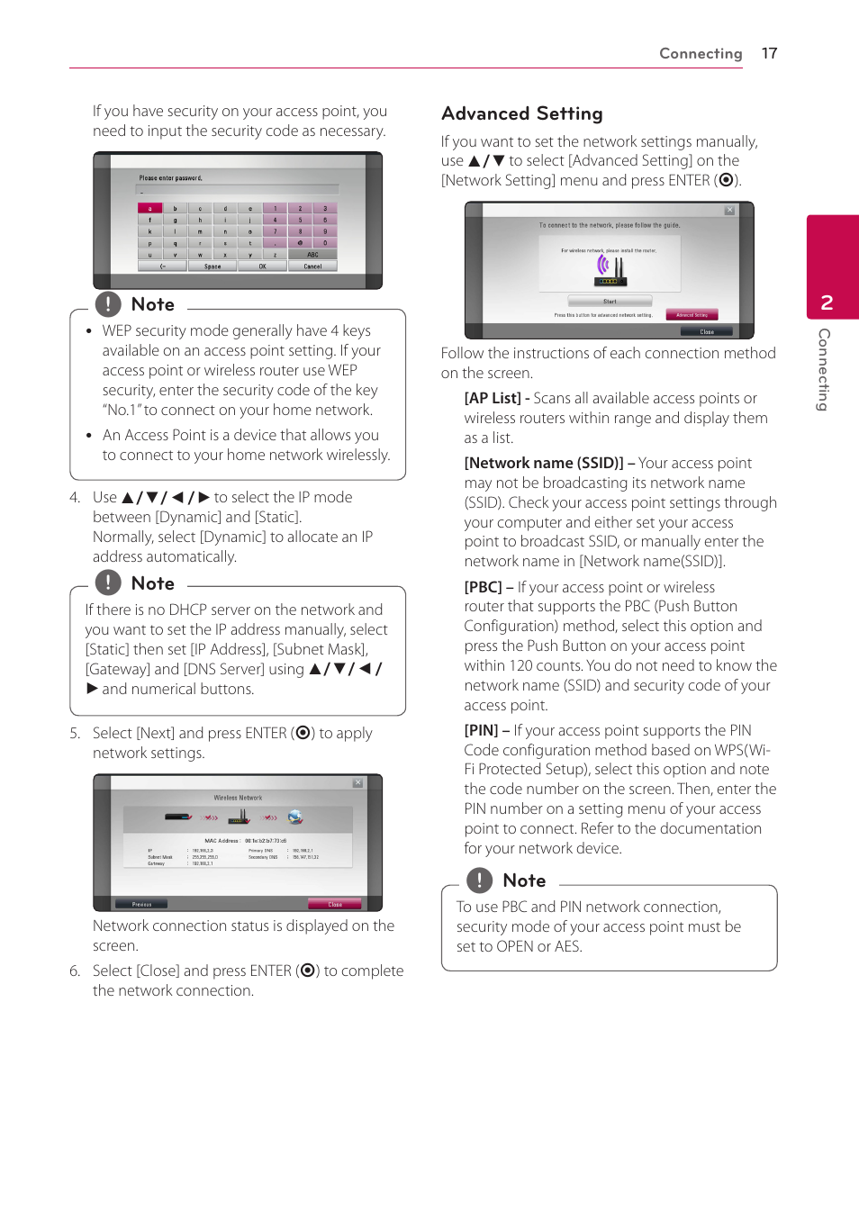 LG BP300 User Manual | Page 17 / 56