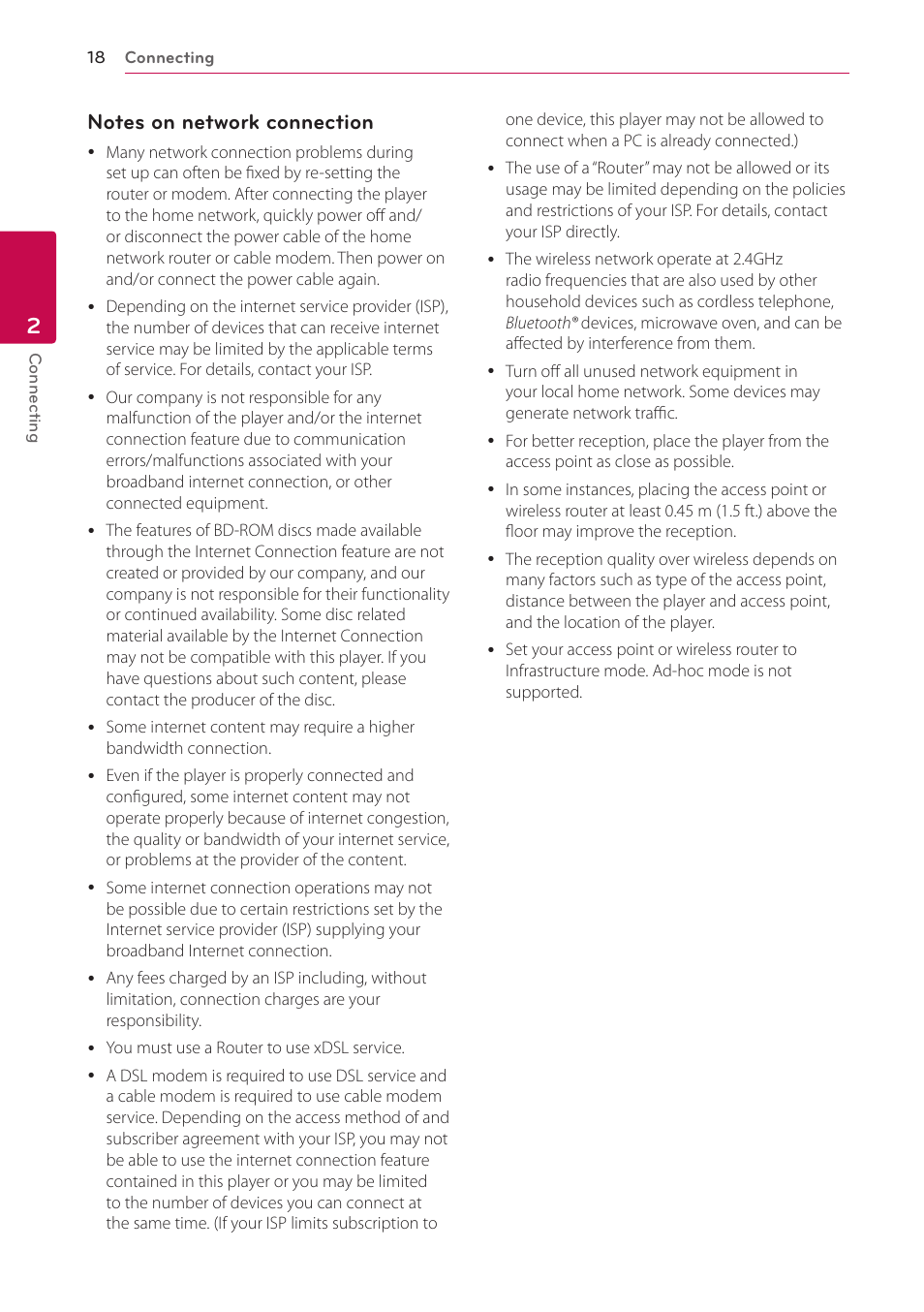 LG BP300 User Manual | Page 18 / 56