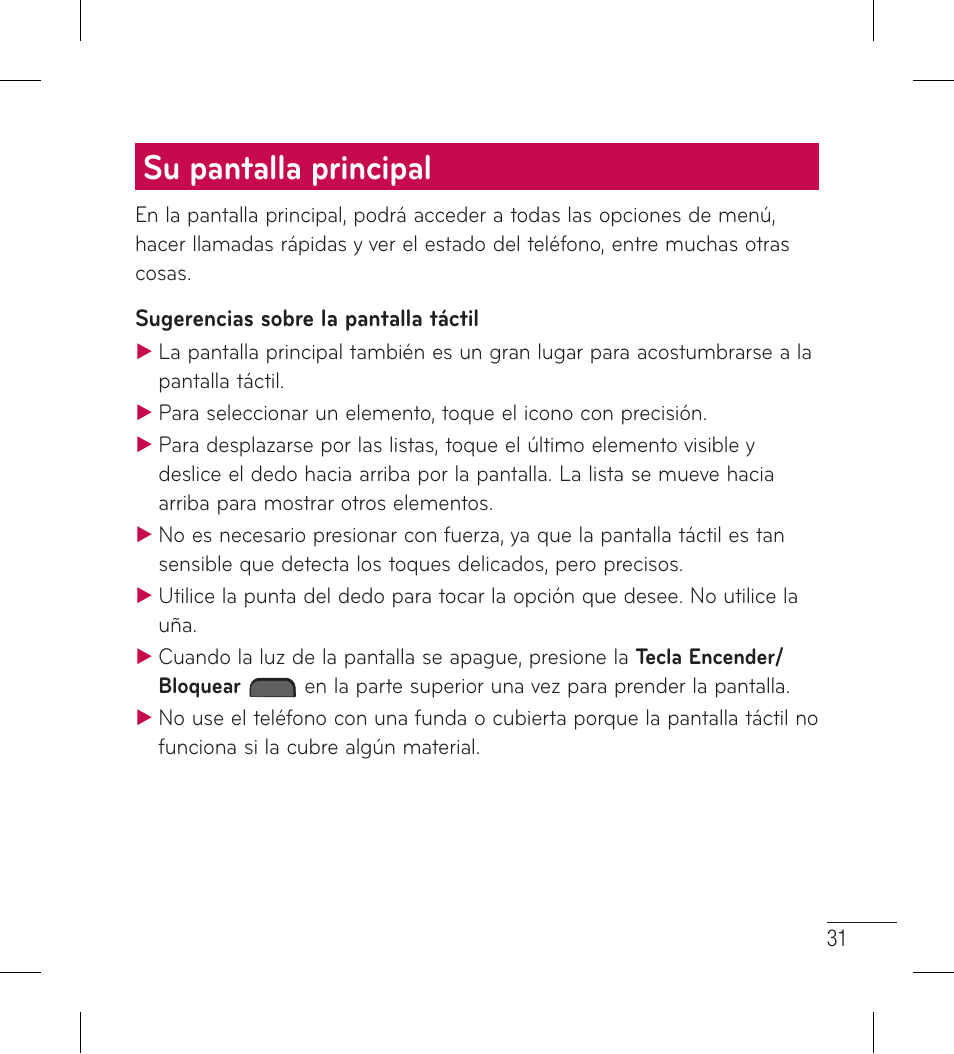 Su pantalla principal | LG LG306G User Manual | Page 119 / 186