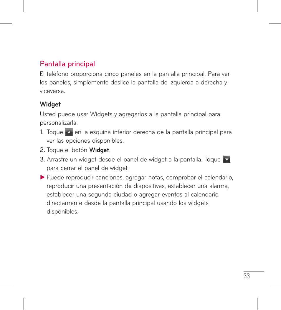 Pantalla principal | LG LG306G User Manual | Page 121 / 186