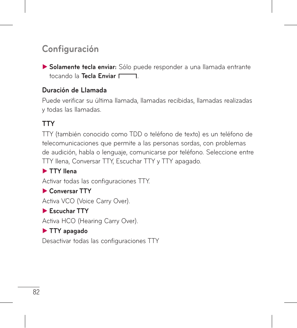 Configuración | LG LG306G User Manual | Page 170 / 186