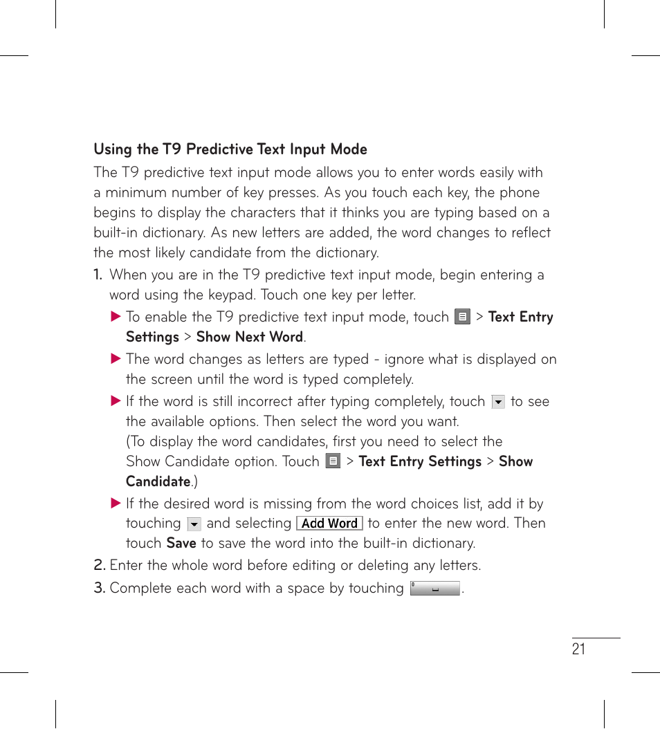 LG LG306G User Manual | Page 23 / 186