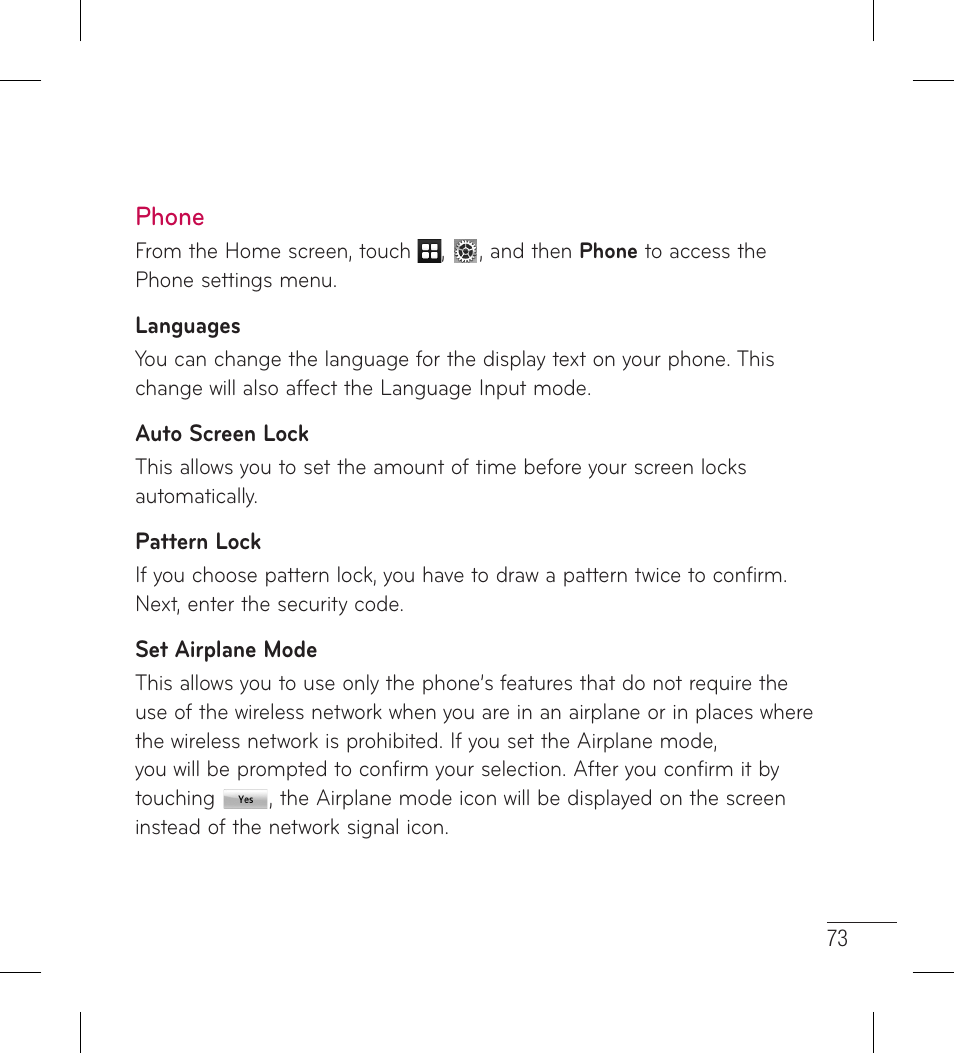 Phone | LG LG306G User Manual | Page 75 / 186