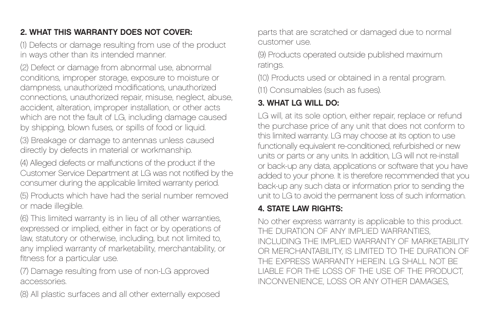 LG LG855 User Manual | Page 30 / 32