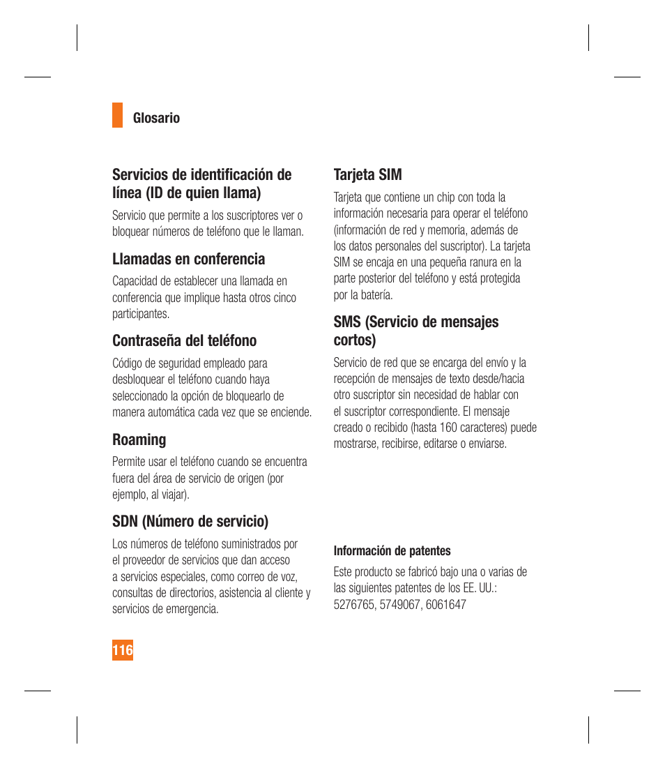 LG GU292 User Manual | Page 234 / 242