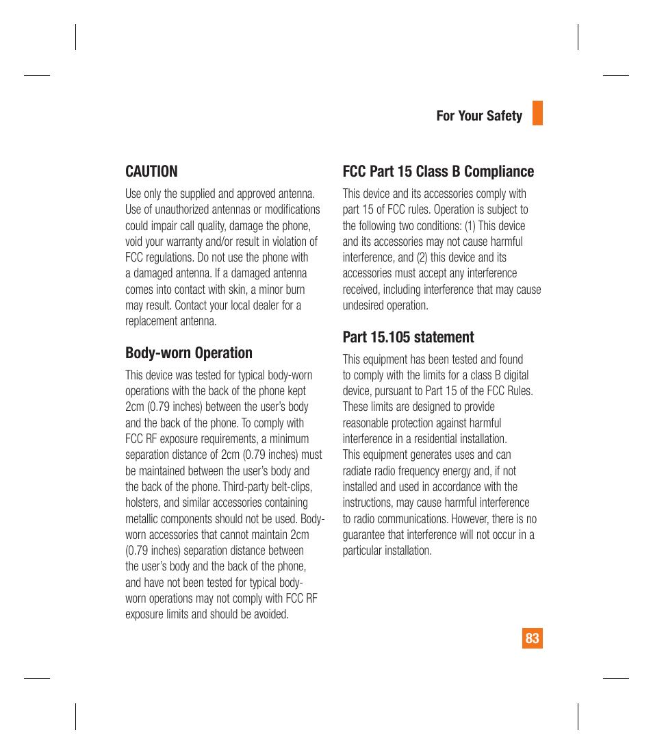 LG GU292 User Manual | Page 87 / 242