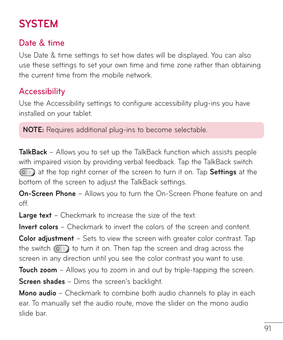 System | LG LGV500 User Manual | Page 93 / 138