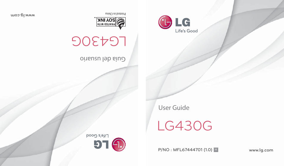 LG LG430G User Manual | 121 pages