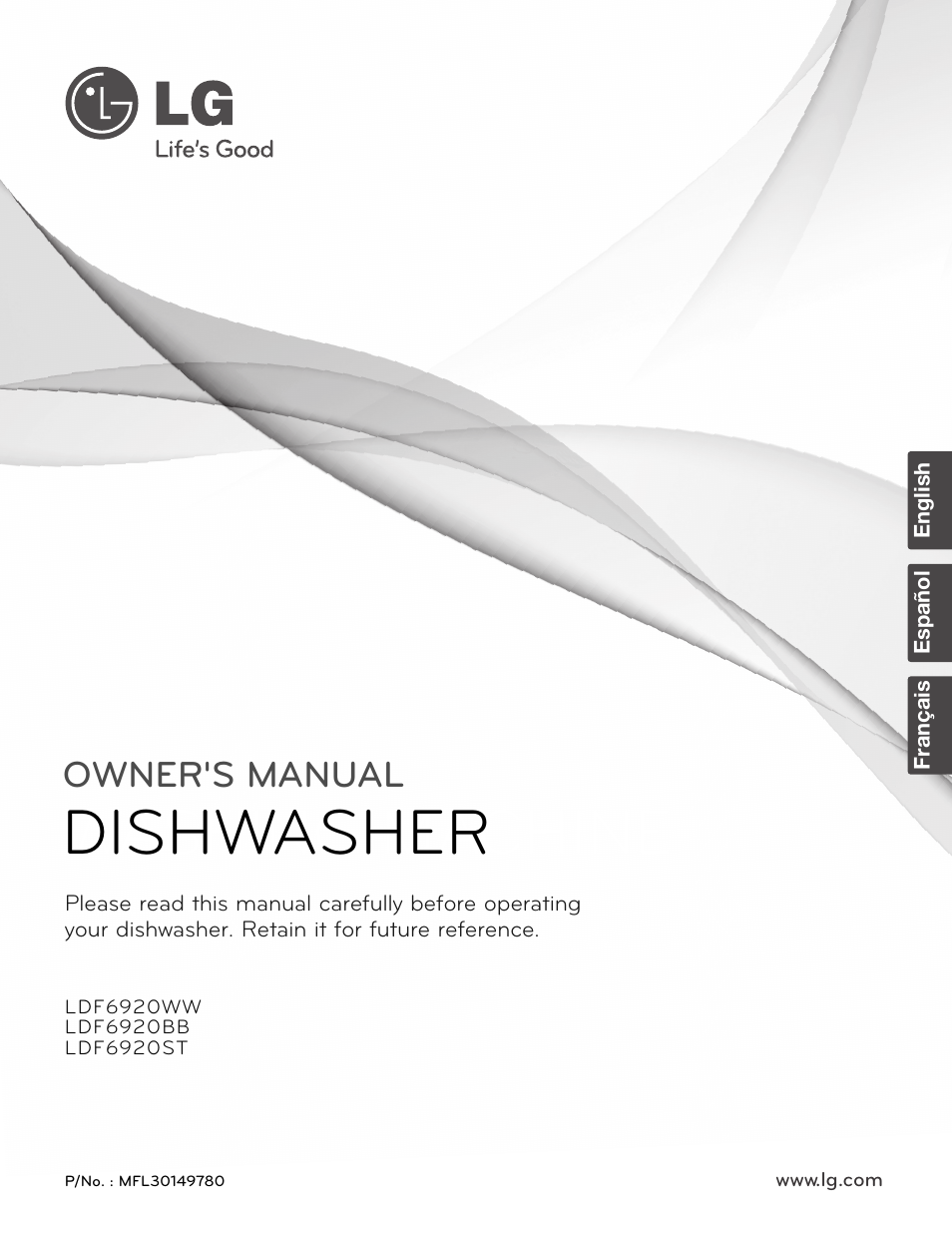 LG LDF6920BB User Manual | 72 pages