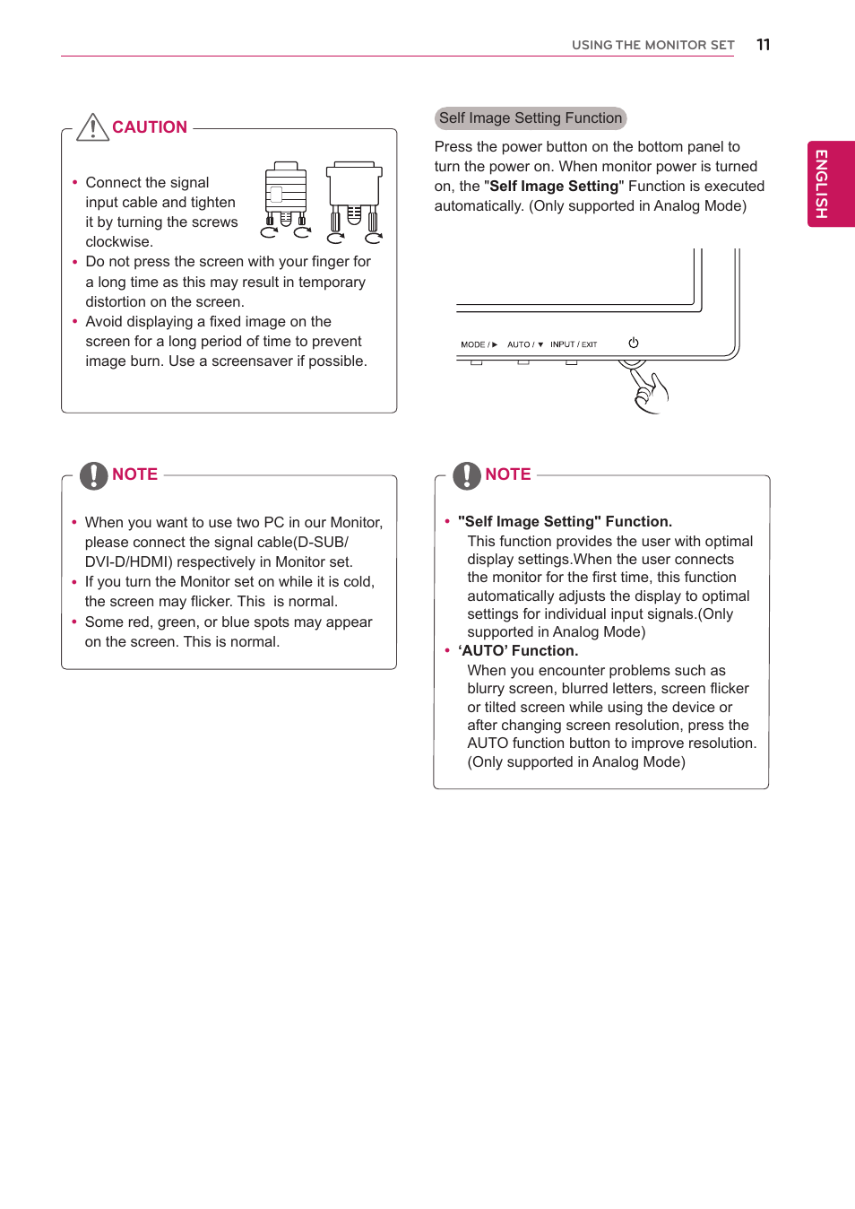 LG EB2742V-BN User Manual | Page 12 / 26