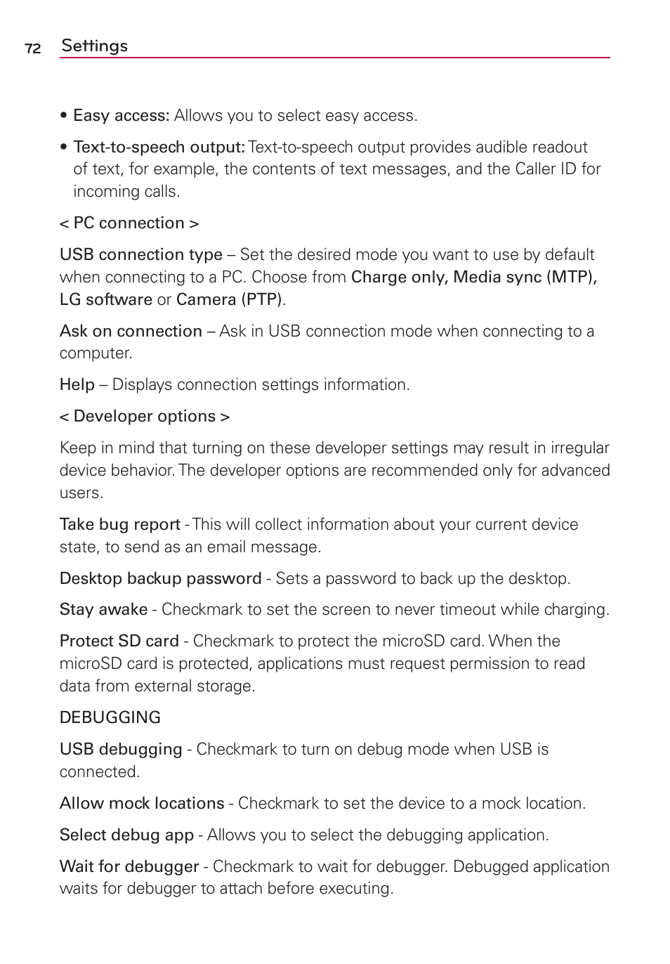 LG LGMS769 User Manual | Page 73 / 113