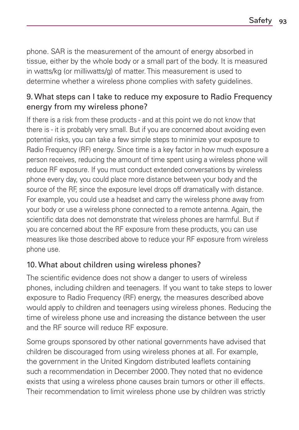 LG LGMS769 User Manual | Page 94 / 113