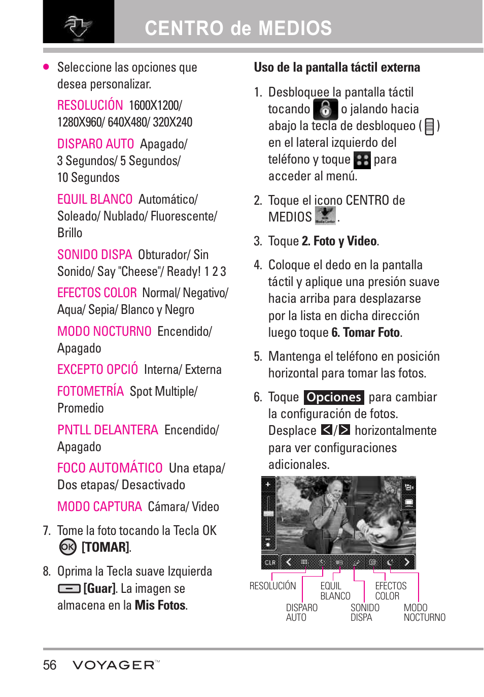 Centro de medios | LG LGVX10000S User Manual | Page 238 / 373