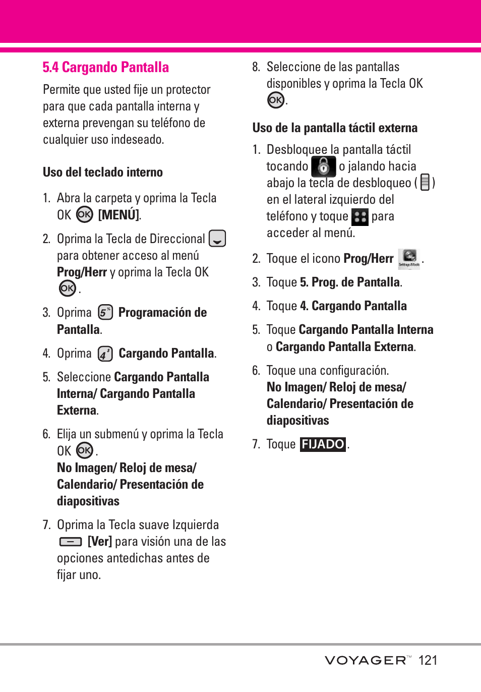 4 cargando pantalla | LG LGVX10000S User Manual | Page 303 / 373