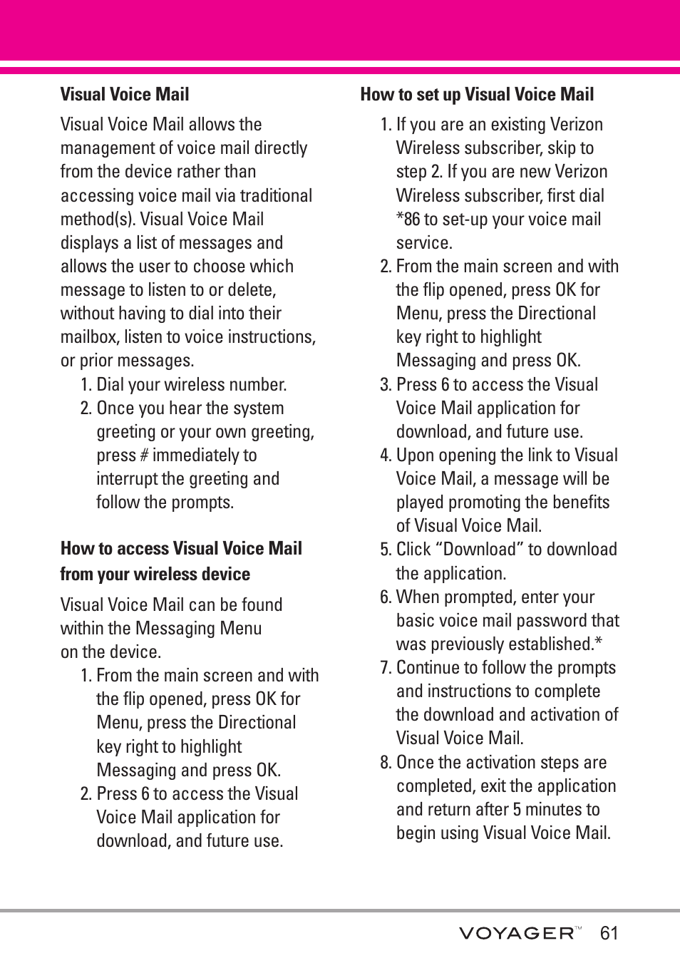 LG LGVX10000S User Manual | Page 63 / 373