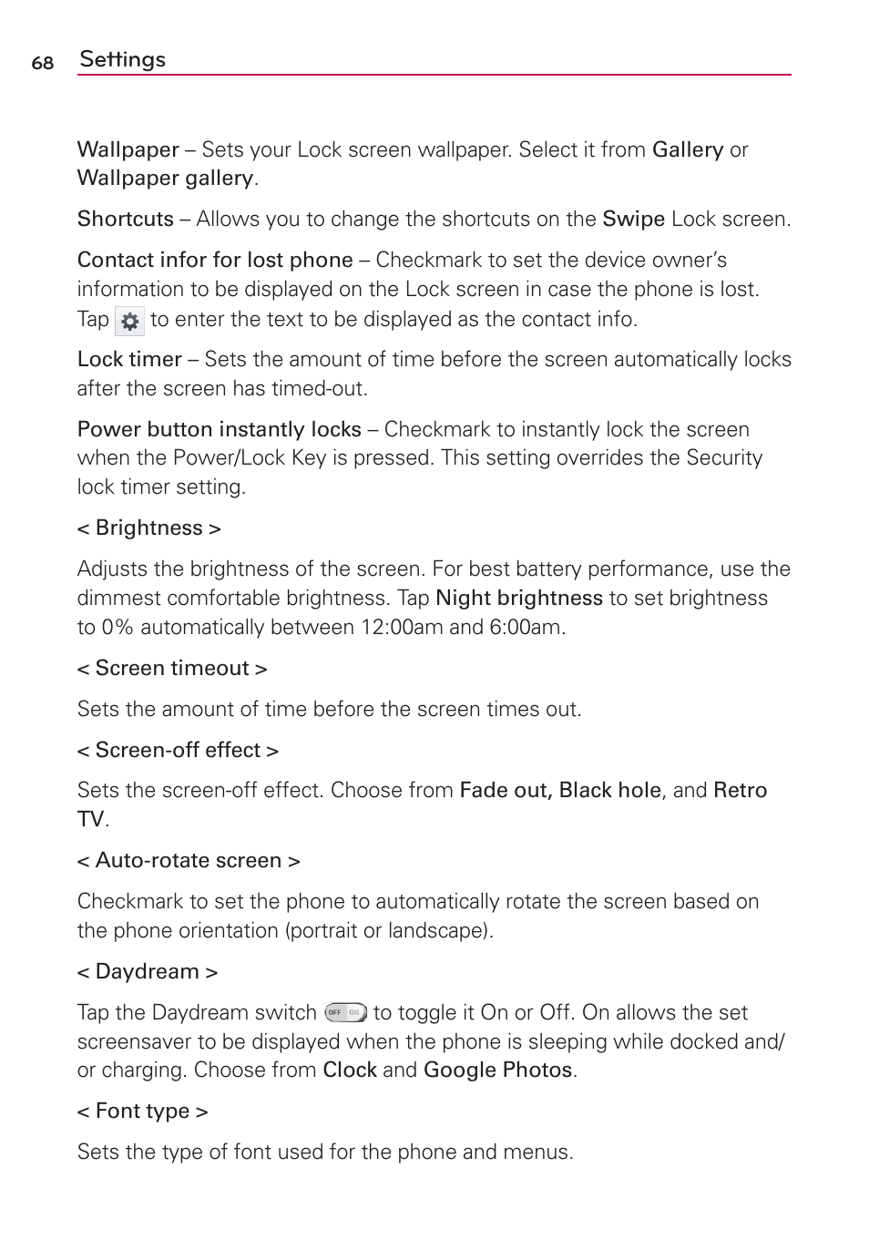 LG LGMS323 User Manual | Page 70 / 114