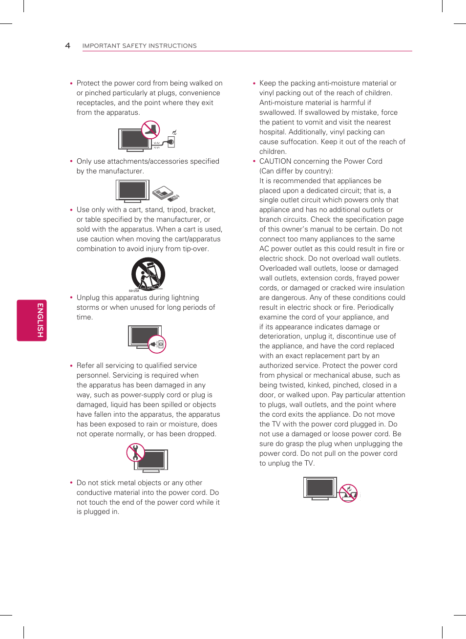 English | LG 60LS5750 User Manual | Page 6 / 42