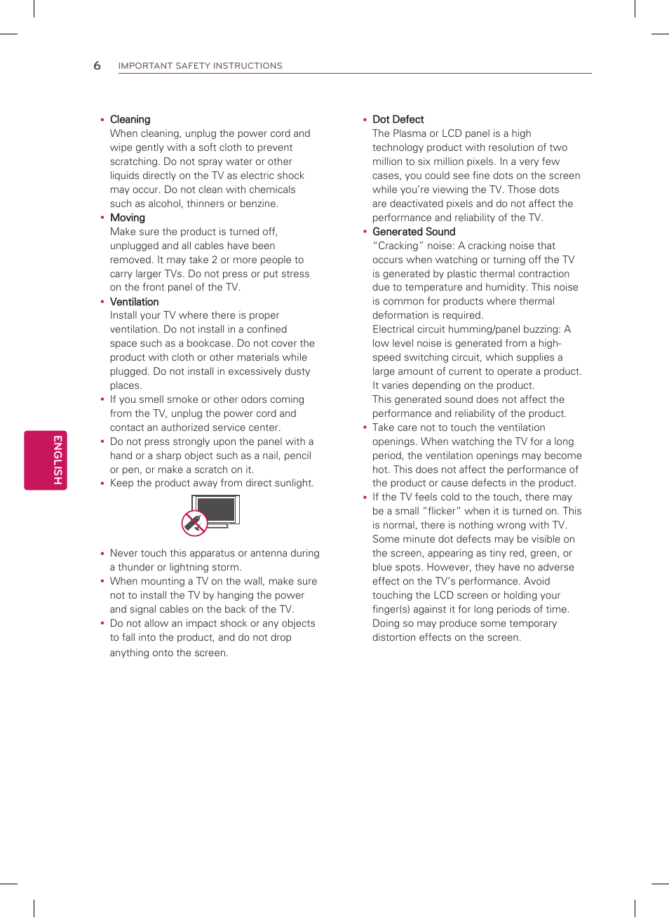 LG 60LS5750 User Manual | Page 8 / 42