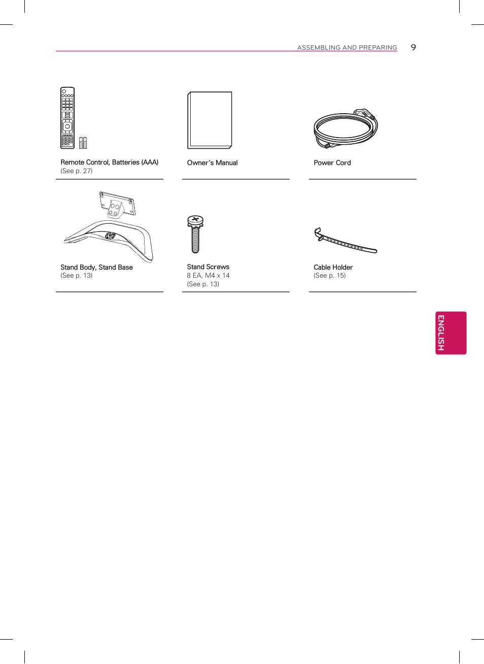 LG 60LN6150 User Manual | Page 9 / 48