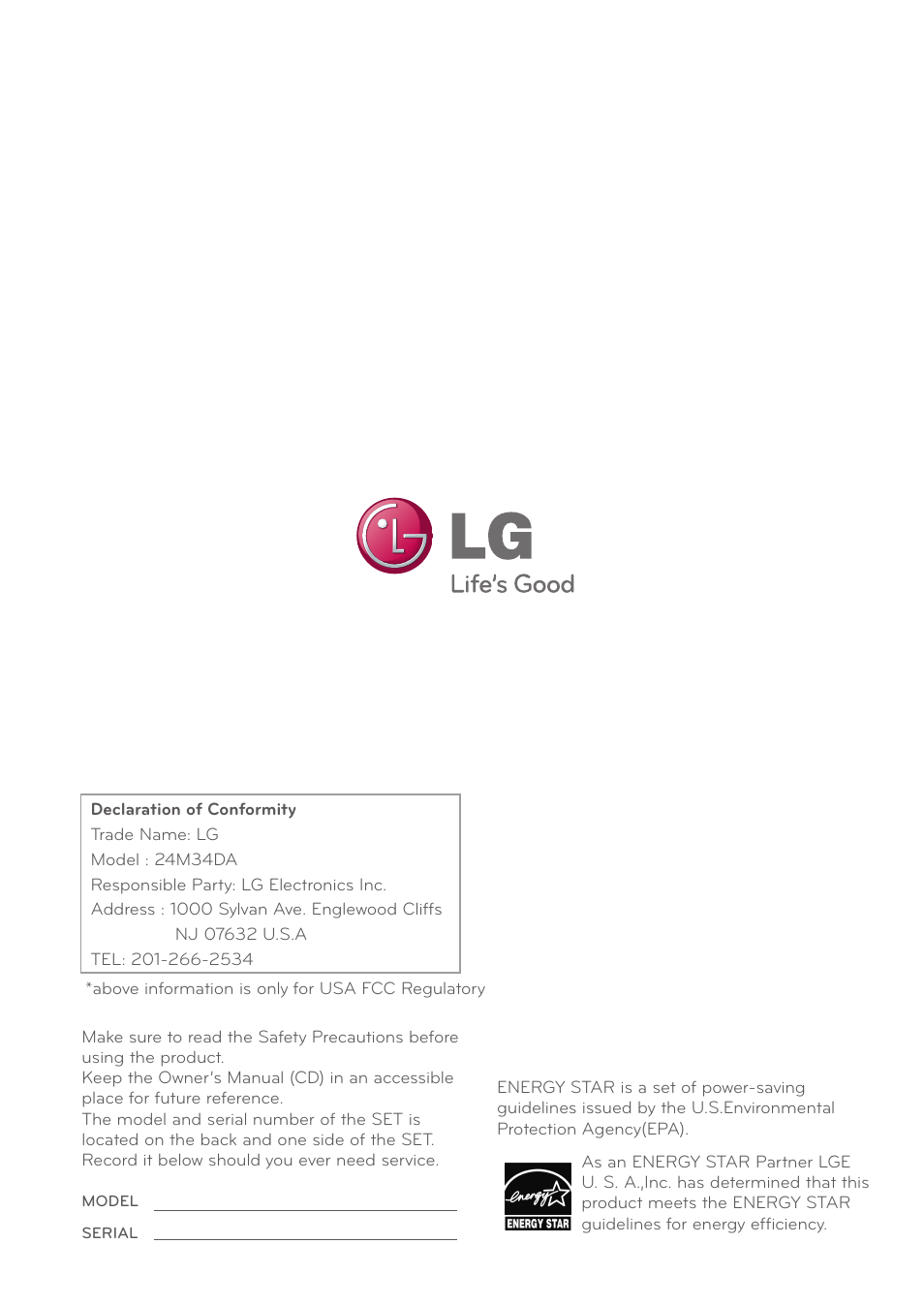 LG 24M34D-B User Manual | Page 27 / 27