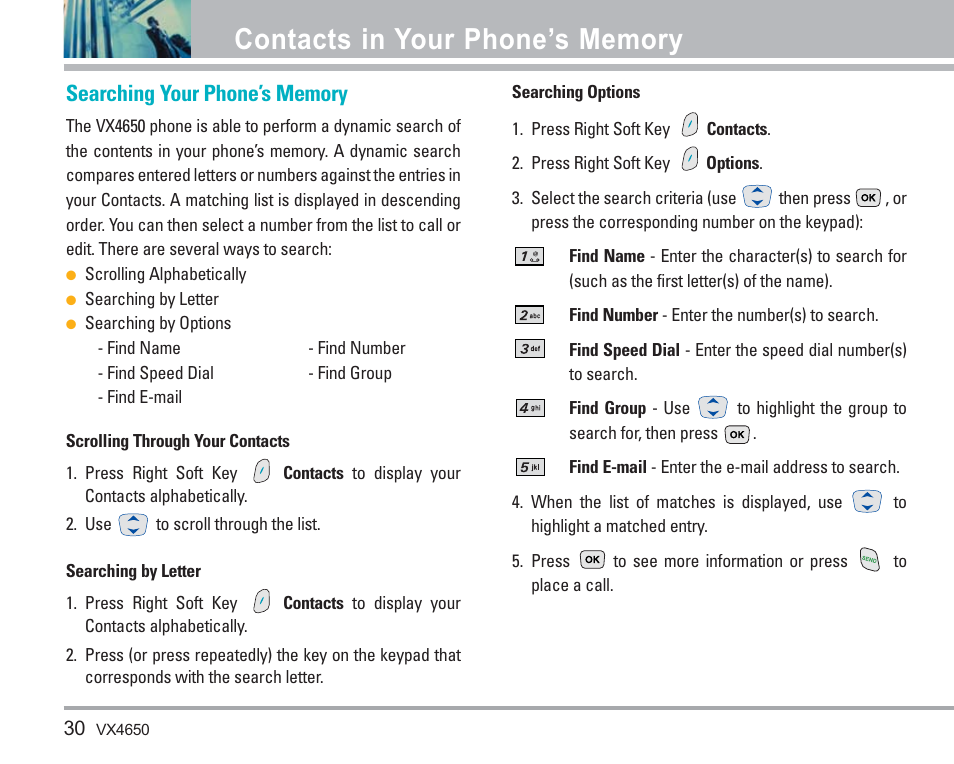 LG VX4650 User Manual | Page 31 / 180