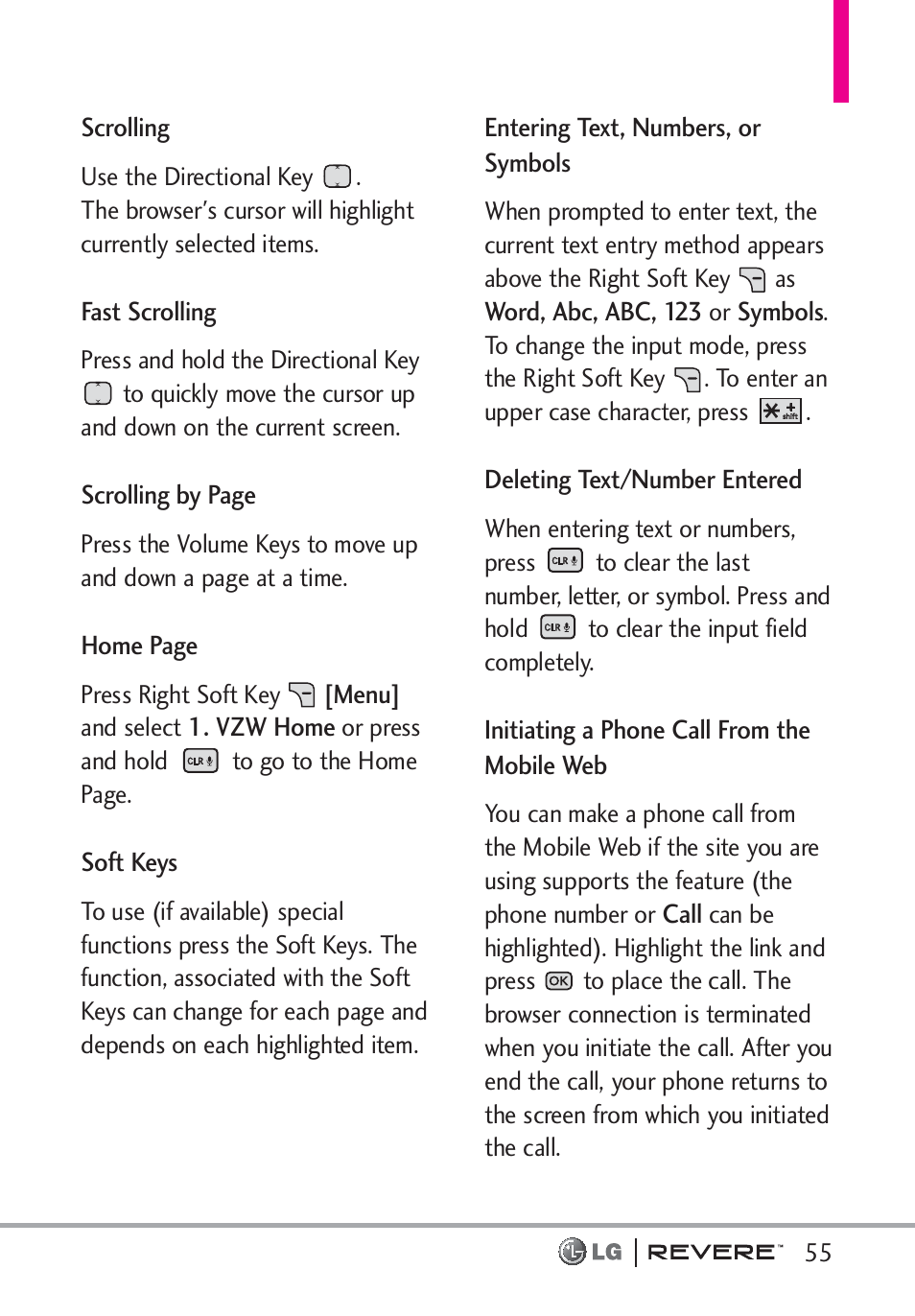 LG LGVN150 User Manual | Page 57 / 275