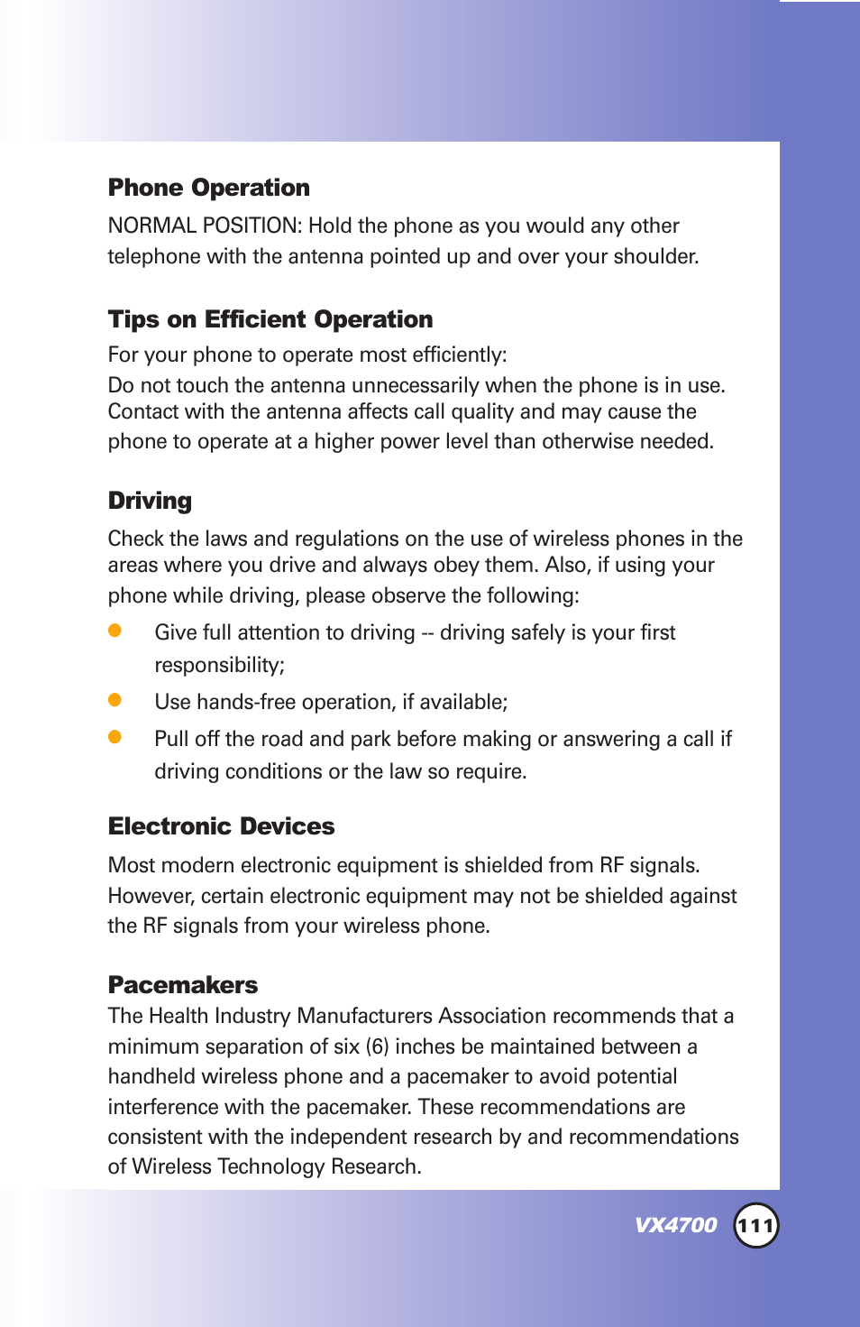 LG VX4700 User Manual | Page 112 / 138