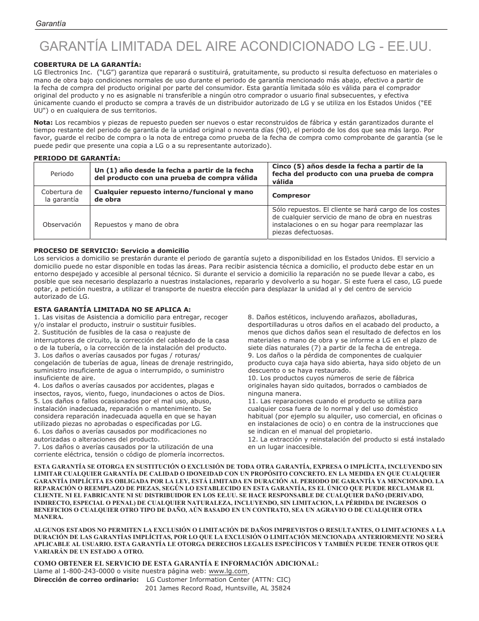 LG LT121CNR User Manual | Page 46 / 48