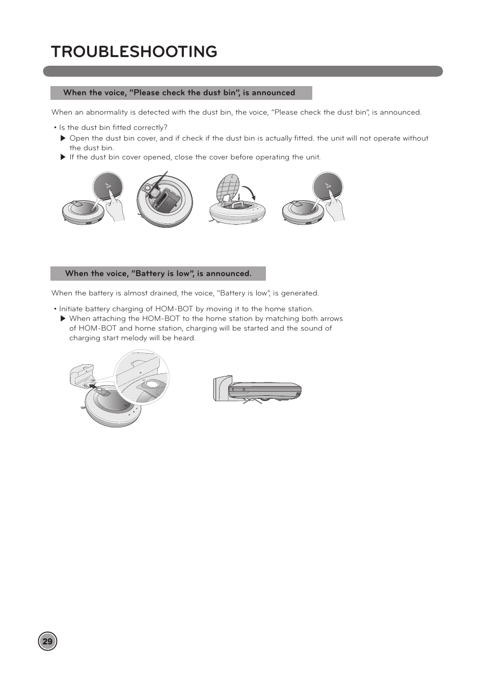 Troubleshooting | LG LRV5900 User Manual | Page 32 / 40