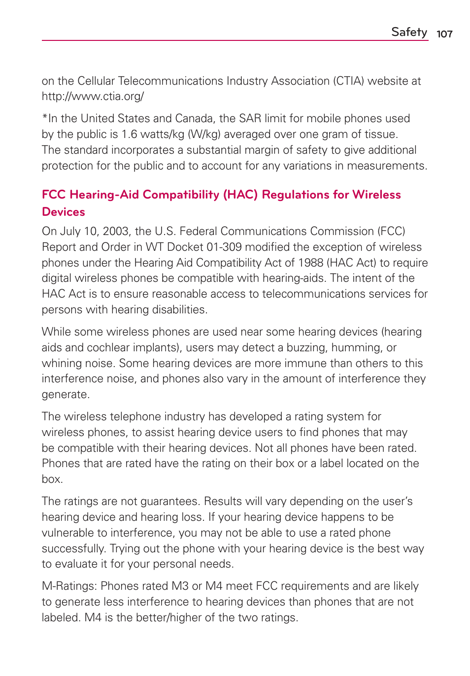 LG MS659 User Manual | Page 109 / 121