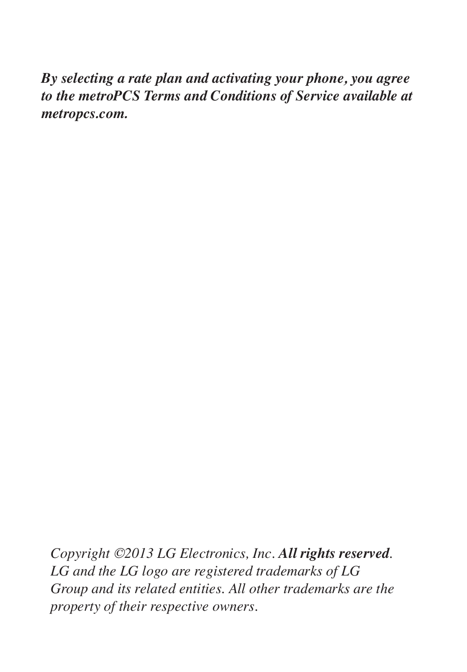 LG MS659 User Manual | Page 2 / 121